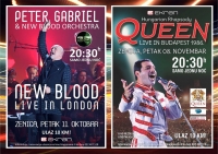 Ekran: Peter Gabriel i Queen