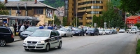 Foto: protest taksista u Zenici