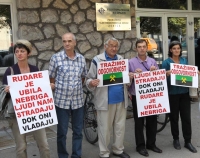 Protest zbog smrti rudara