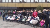 Foto: protest porodilja u Zenici