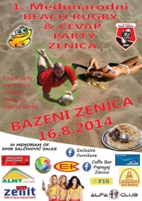 Beach Rugby & Ćevap Party 16.8.