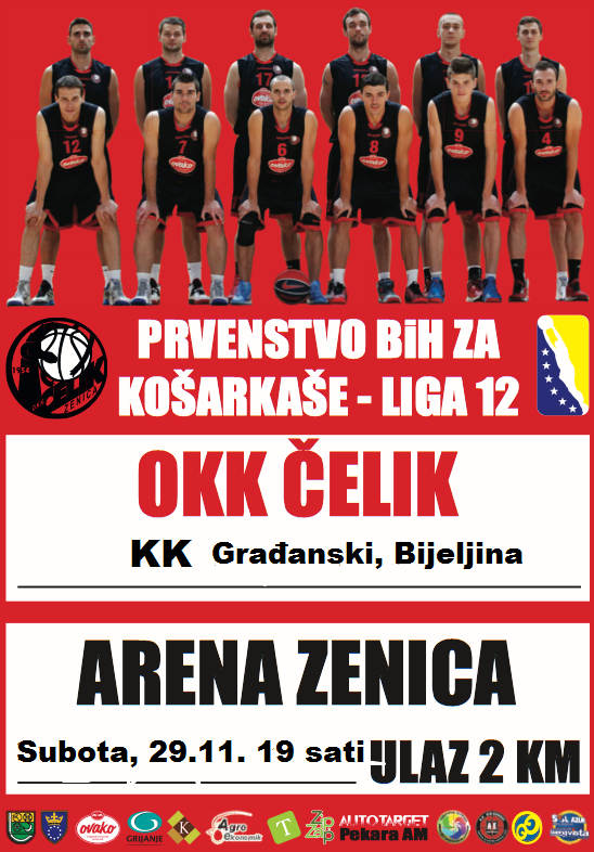Plakat OKK Celik-KK Gradjanski